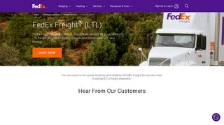 FedEx Freight (LTL) | FedEx Canada