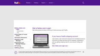 Account Log-in - Online Registration | FedEx Singapore