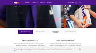 Shipping Services | FedEx Singapore