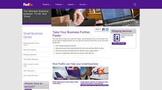 SME and Small Business Shipping Solutions - FedEx | GB