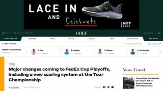 PGA Tour unveils major changes to FedEx Cup Playoffs scoring ... - Golf