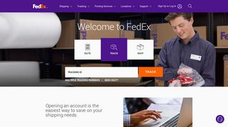FedEx | Tracking, Shipping, and Locations