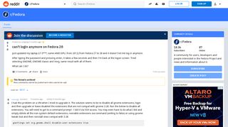 can't login anymore on Fedora 28 : Fedora - Reddit