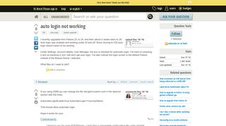 auto login not working - Ask Fedora: Community Knowledge Base and ...