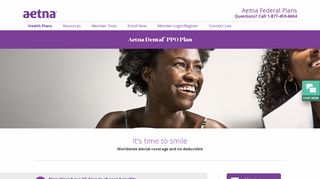 Welcome Federal Employees | Aetna Dental PPO plan for Federal ...