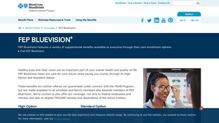 FEP BlueVision-Blue Cross and Blue Shield's Federal Employee ...