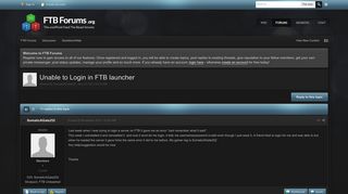 Unable to Login in FTB launcher - Questions/Help - FTB Forums