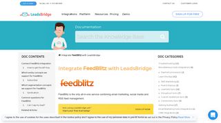 How to connect FeedBlitz | LeadsBridge Documentation