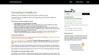 Typepad Knowledge Base: Connecting to FeedBurner