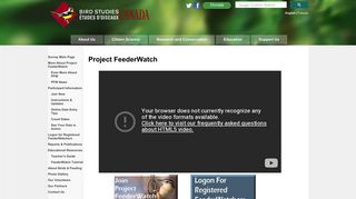 Project FeederWatch - Bird Studies Canada