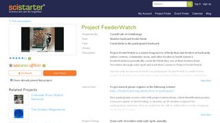 Project FeederWatch on SciStarter