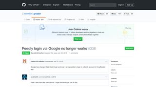 Feedly login via Google no longer works · Issue #338 · noinnion ...