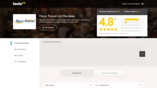 Hays Travel Ltd Reviews | http://www.haystravel.co.uk reviews | Feefo
