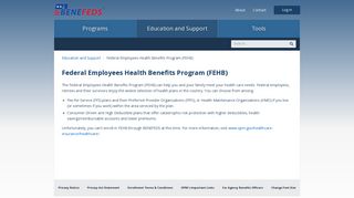 Health Benefits, FEHB - BENEFEDS.com