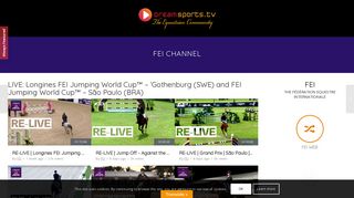 FEI Live Stream Channel – horses.dreamsports.tv