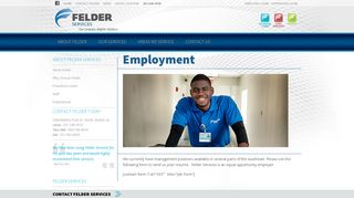 Employment | Felder Services | Housekeeping, Laundry, Dining ...
