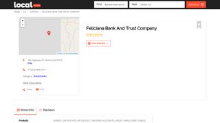 Clinton, LA feliciana bank and trust company | Find feliciana bank and ...
