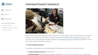 Individual Disaster Assistance | FEMA.gov