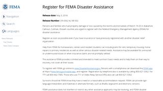 Register for FEMA Disaster Assistance | FEMA.gov