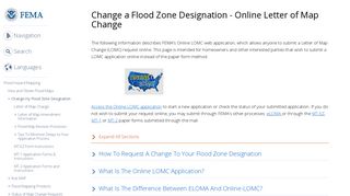 Change a Flood Zone Designation - Online Letter of Map ... - FEMA.gov