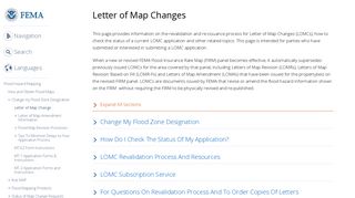 Letter of Map Changes | FEMA.gov