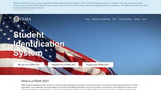 FEMA Student Identification (SID) System