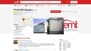 Fembi Mortgage - 14 Reviews - Mortgage Lenders - 9300 S Dadeland ...