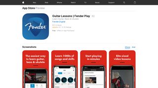 Guitar Lessons | Fender Play on the App Store - iTunes - Apple