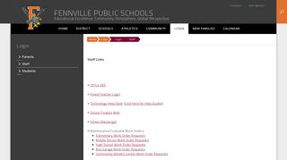 Login / Staff - Fennville Public Schools