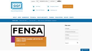Which FENSA installer will hit the 13 million mark? - Glass and ...