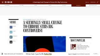 A Small Google Chrome Change Stirs a Big Privacy Controversy - Wired
