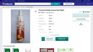 Feonnaa Herbals Aroma Face Wash, Rs 170 /bottle, Feonnaa Herbals ...