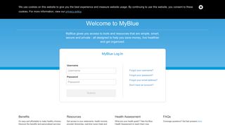 MyBlue - Blue Cross and Blue Shield's Federal ... - FEPblue.org