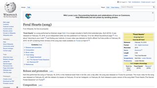 Feral Hearts (song) - Wikipedia