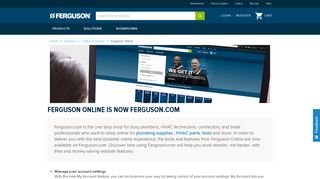 Ferguson Online Plumbing Supply Now Ferguson.com - Ferguson