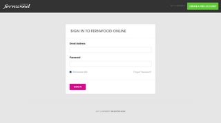 Sign In To Fernwood Online