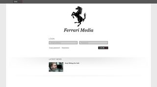 Ferrari Media Center – English edition › Log In