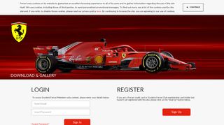 Scuderia Ferrari Member Area