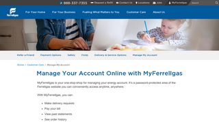 Manage Your Ferrellgas Account Online with MyFerrellgas | Ferrellgas
