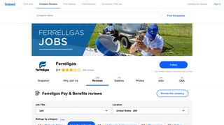 Working at Ferrellgas: 112 Reviews about Pay & Benefits | Indeed.com