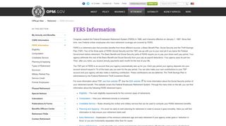 FERS Information - OPM