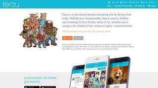 Ferzu - Social network and dating for furries, anthros and furry fandom
