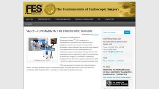 SAGES - Fundamentals of Endoscopic Surgery - Fundamentals of ...
