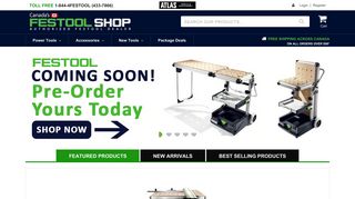 Welcome to Canada's Festool Shop, Festool Products Canada ...