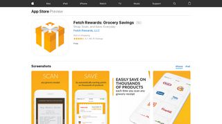 Fetch Rewards: Grocery Savings on the App Store - iTunes - Apple