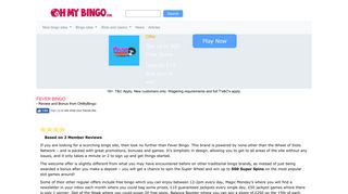 Fever Bingo | up to 500 Free Super Spins | Spin The Super Wheel