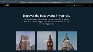 Discover the best Events in your City and Book Tickets - Fever
