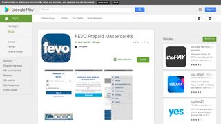 FEVO Prepaid Mastercard® - Apps on Google Play