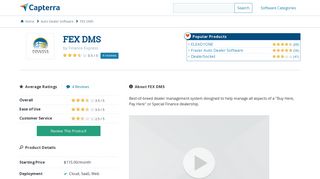 FEX DMS Reviews and Pricing - 2019 - Capterra