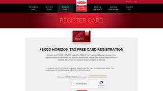 Register | Tax Free Shopping | Tax Refunds | Ireland - FEXCO Tax Free